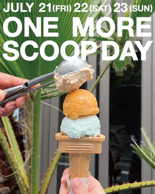 
                      ONE MORE SCOOP DAY
                      